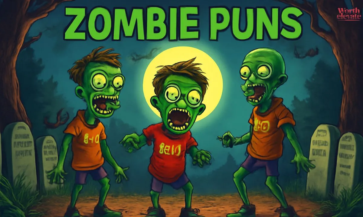 Hilarious Zombie Puns That Are Drop-Dead Funny